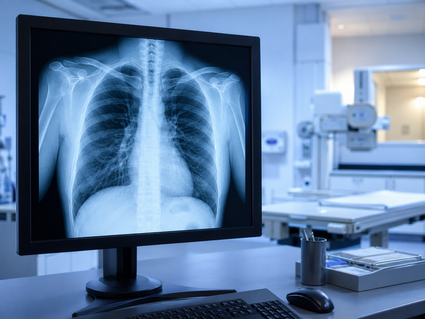 Chest x-ray example